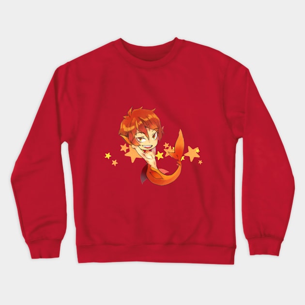 Momo Crewneck Sweatshirt by Shiro Narwhal